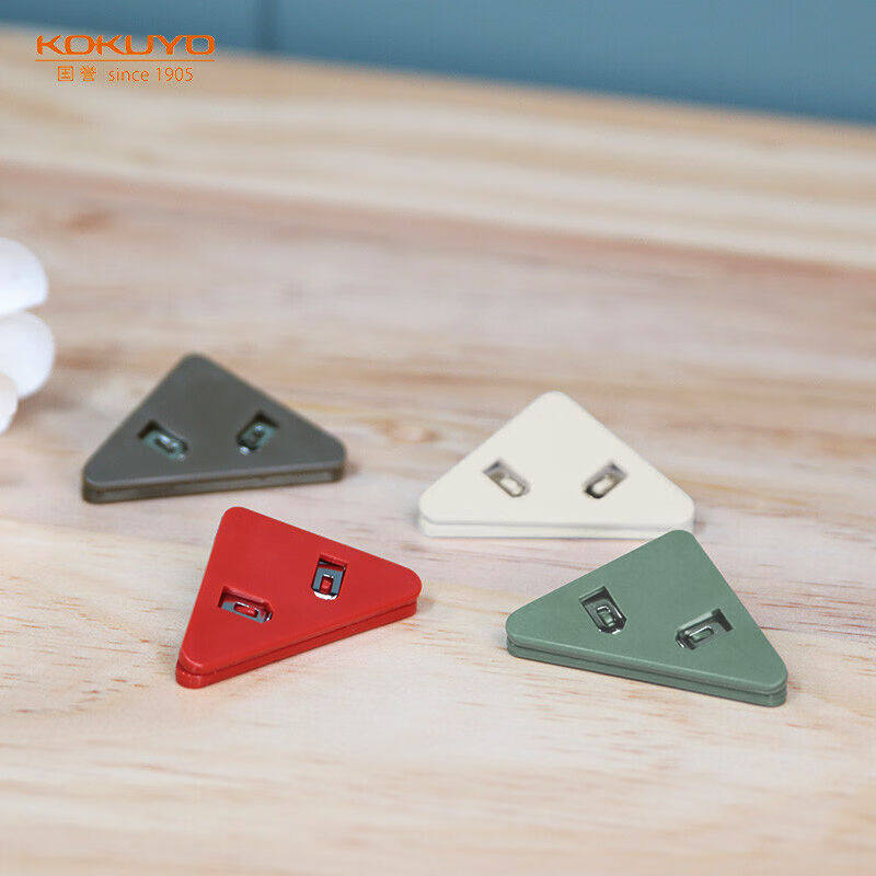 National reputation (KOKUYO) a metre of new pure-triangular plastic data clip closure clip book corner protective sheath anti-teething 