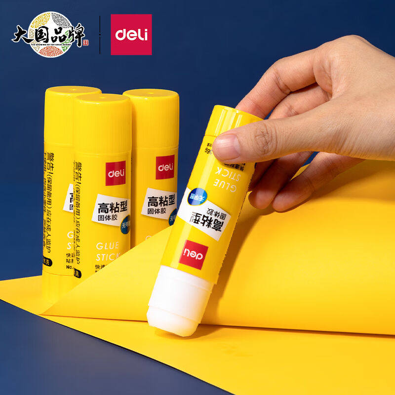 Deli 36g high viscosity PVP solid glue without formaldehyde fast dry durable adhesive rod 4 office for office