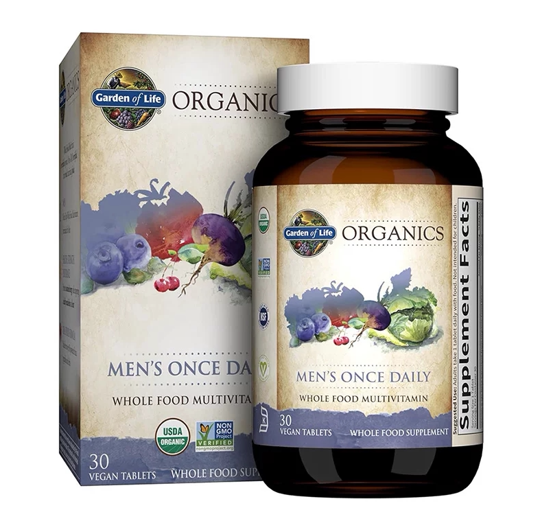 26.11 American Garden of Life Men's Organic Multivitamin Complex 30 Capsules