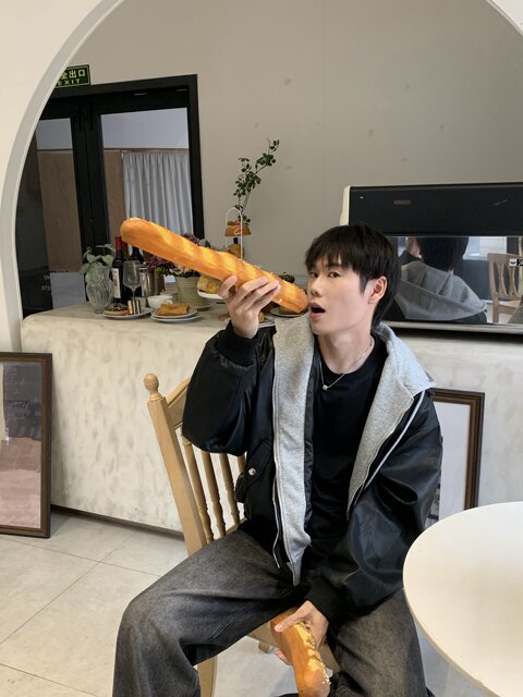 Hopeshop Korean Style Autumn and Winter Loose Retro Faux Two-Piece Hooded Leather Jacket for Men Versatile Short Biker Jacket