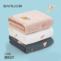 Pure cotton bath towel Household adult male and female couples Absorbent quick-drying is not easy to lose hair ins wind cotton baby towel