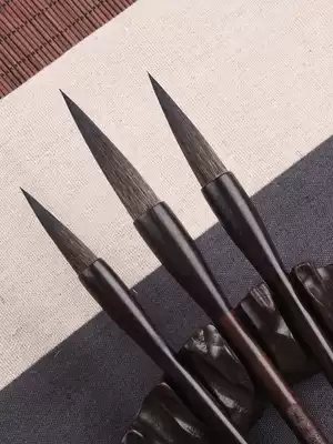 Mosheshai mouse brush set mouse pen and Wolf Chinese painting beginner hair pen ink ink paper inkstone adult Capital box box regular script running book special ebony wood new hair pen wholesale