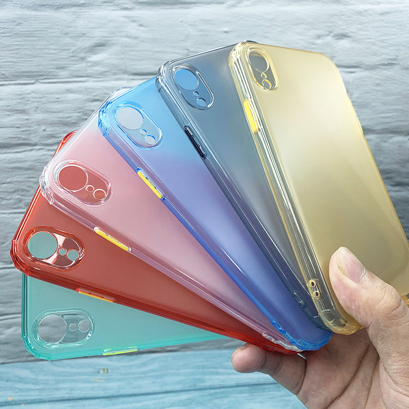 Suitable for Apple 7 mobile phone case liquid silicone iPhone7 8puls ultra-thin protective cover all-inclusive XR transparent four-corner anti-drop cover 8 net red XSMAX matte men and women new 7p soft outer