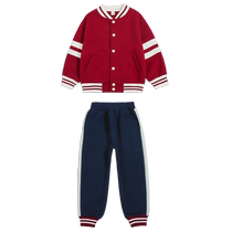 Primes de lécole primaire uniformes de printemps et dautomne uniformes de classe de vêtements Trois jeux de jeux dautomne jardin denfants jardin de vêtements sport adapté