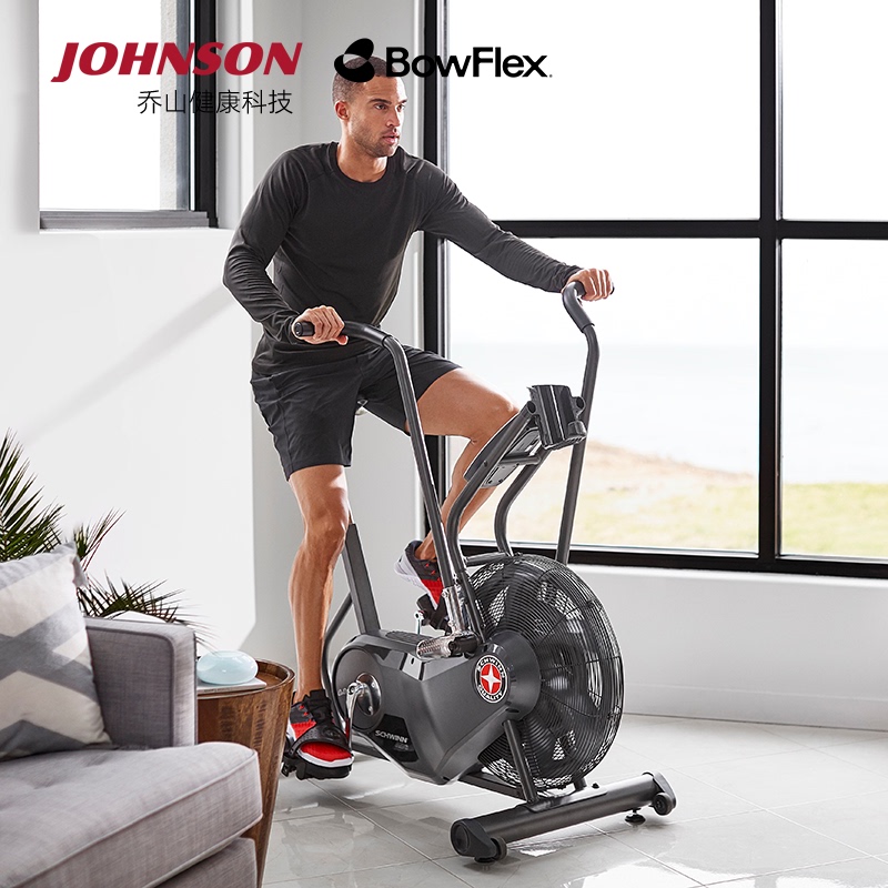 Qiaoshan Wind Resistance Spinning Bike Schwinn Ad6I High-Intensity Hiit Fitness Exercise Fan Bike Genuine Product
