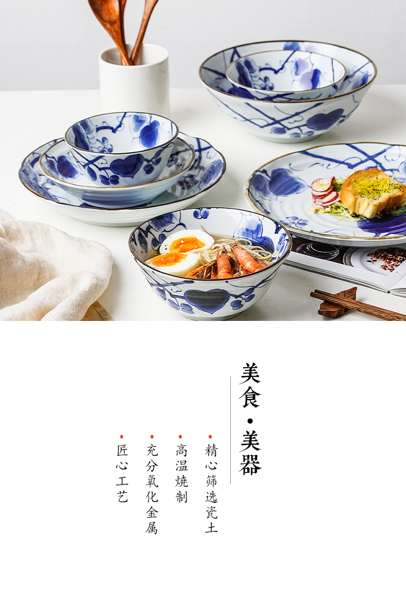 The fawn field'm mountain return ceramic tableware imported from Japan Japanese suits for breakfast salad bowl dish dish dish bowl