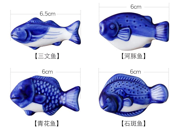 The fawn field'm ceramic type chopsticks chopsticks rack fish imported from Japan key-2 luxury buy Japanese fugu chopsticks pillow and wind The spoon holder frame