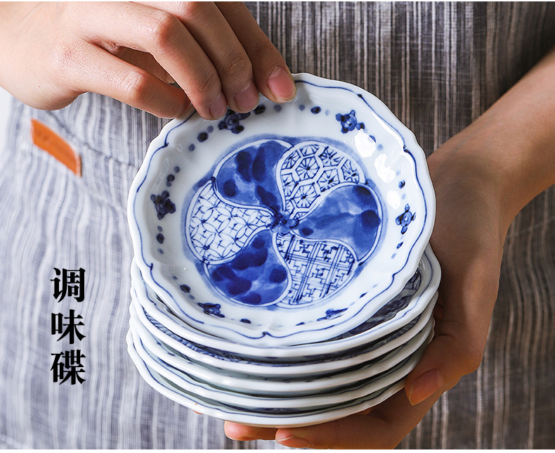 The deer field'm ceramic tableware imported from Japan Japanese small dishes home flavor dish dish of soy sauce dish of vinegar