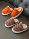 Детские зимние нескользящие удерживающие тепло тапочки для мальчиков для раннего возраста на платформе