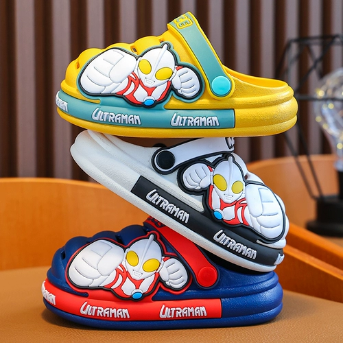 Ultra, детский Ультрамен Тига, нескользящие тапочки для мальчиков, детская детская сумка