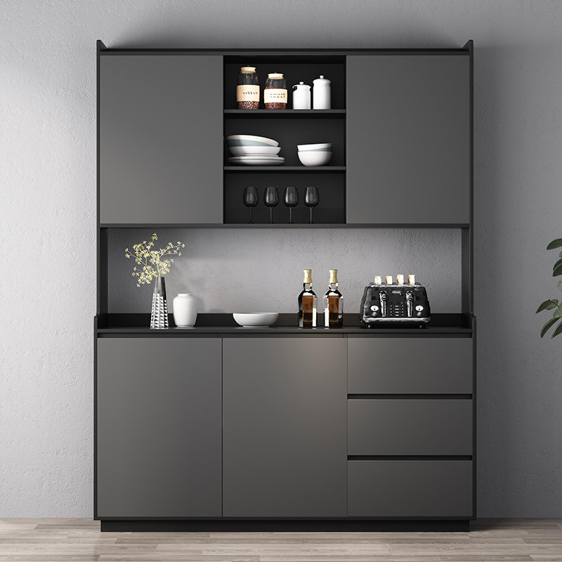 Modern Nordic dining cabinet Household cabinet Simple storage cabinet Bowl and plate cabinet Storage cabinet Living room tea cabinet Wine cabinet