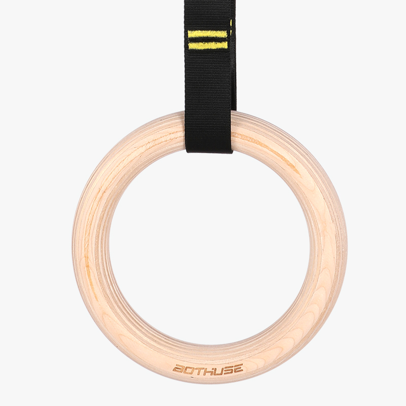 Ring fitness household single bar children's indoor solid wood pull ring Adult stretching training pull-up sports equipment