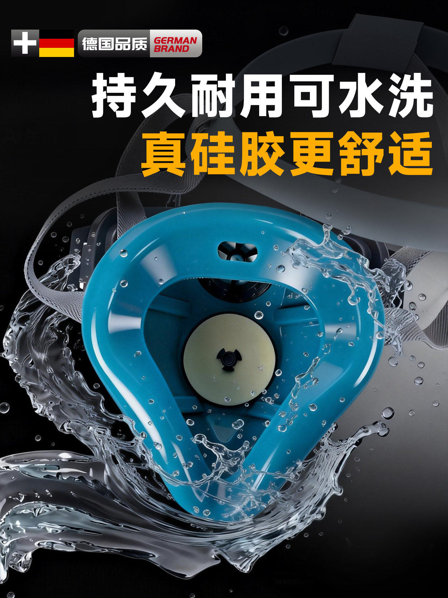 German Anti-Dust Mask for Severe Dust Exposure, Industrial Anti-Dust Mask, Genuine Product, Easy Breathing Dust Protection Mask