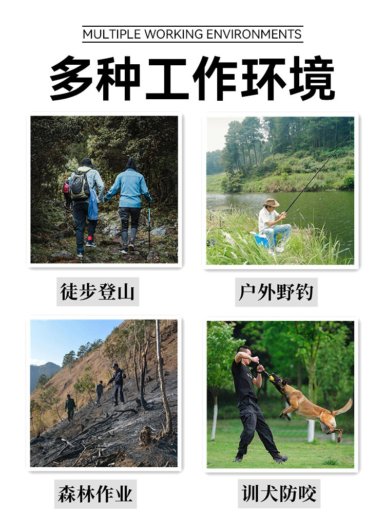 Anti-Snake Bite Leg Protectors, Knee and Foot Binding, Thickened Cowhide, for Outdoor Use in Wilderness, Anti-Bite and Puncture Protection, Dog Training, Snake Farm, Outdoor Protection