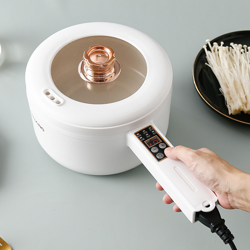 Small electric hot pot for cooking instant noodles multi-purpose multi-functional home thickened office cooking artifact dormitory