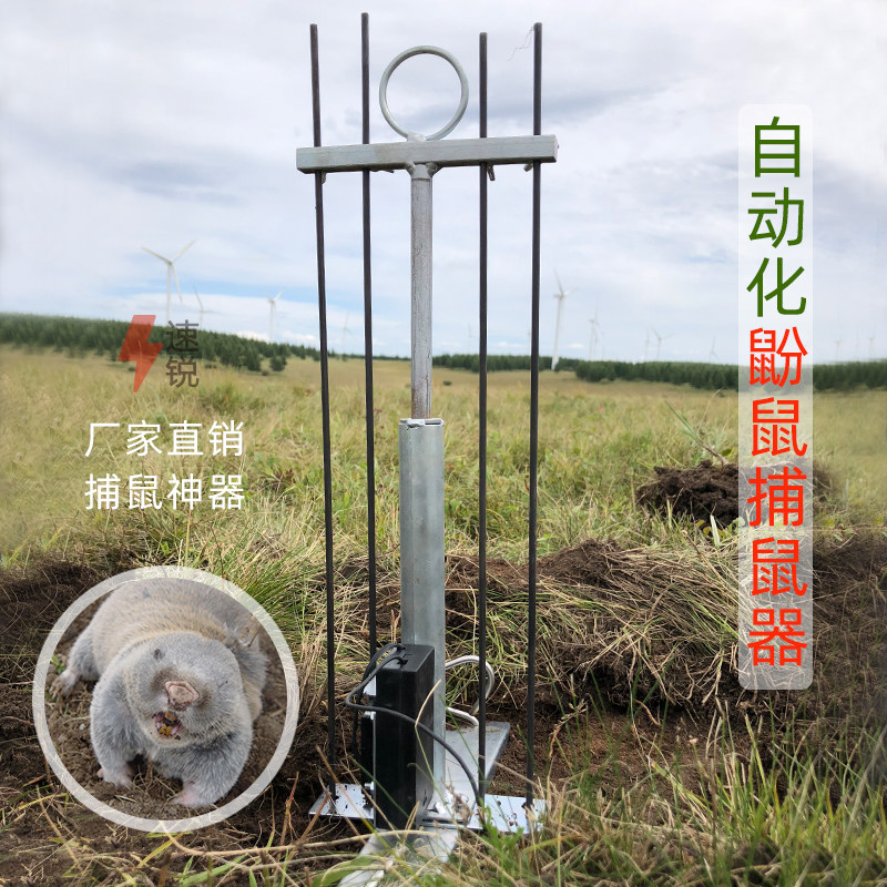 自动化鼢鼠捕鼠器户外老鼠田鼠地鼠鼹鼠竹鼠哈哈鼠地羊克星农用
