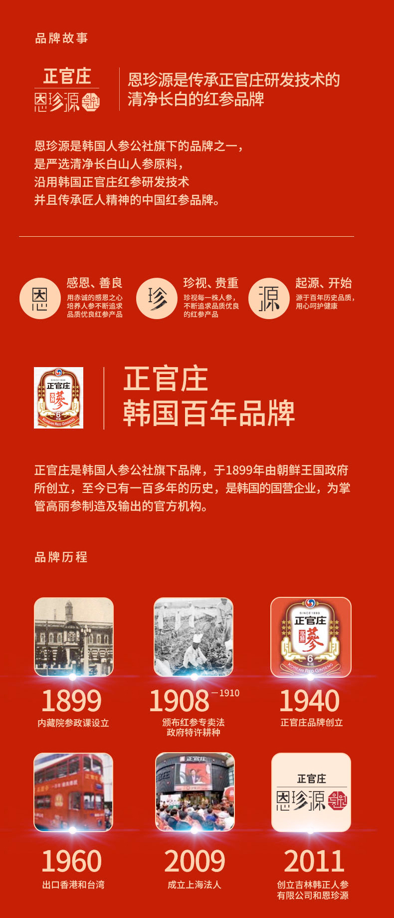 韩国正官庄红参浓缩液饮品10g*30条
