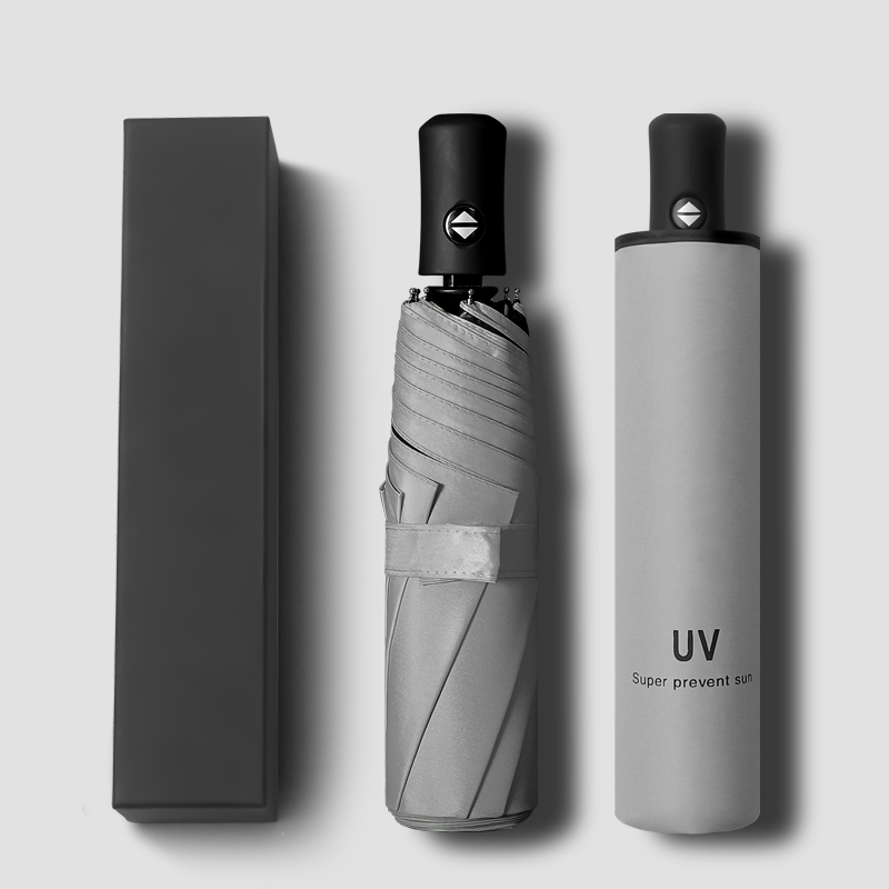 Umbrella women's sunny and rainy dual-use sunshade sunscreen anti-UV automatic folding custom logo advertising umbrella