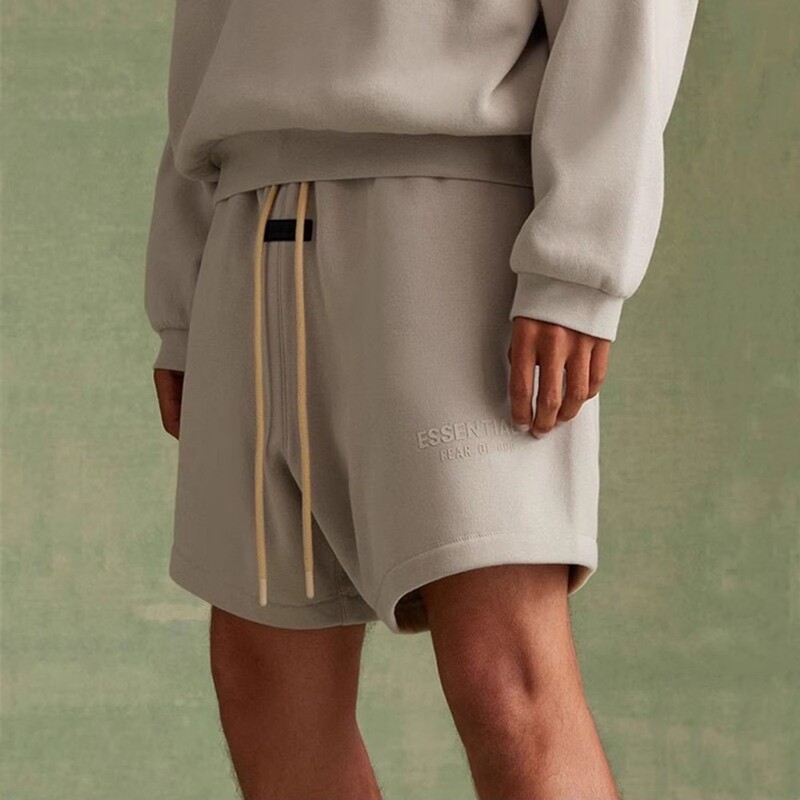 Fog Miki Essentials Trendy Brand Sports Casual Pure Cotton Loose Shorts Five-Point Pants Men's Summer Outerwear