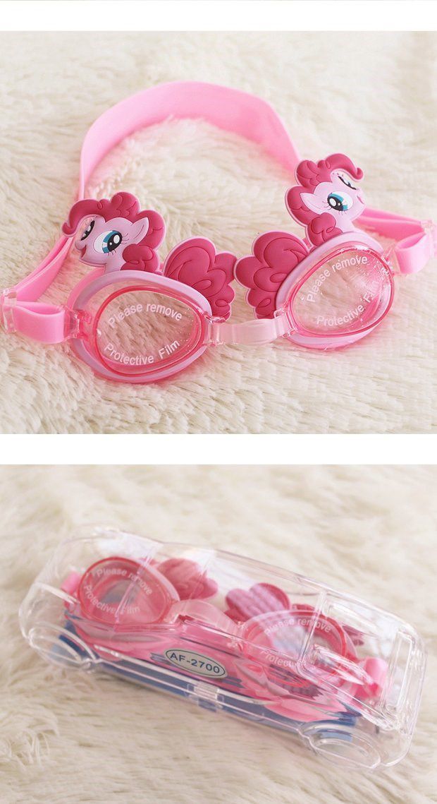 Kính bơi đông lạnh cô gái kính bơi Aisha Princess chống sương mù kính bơi trẻ em - Goggles