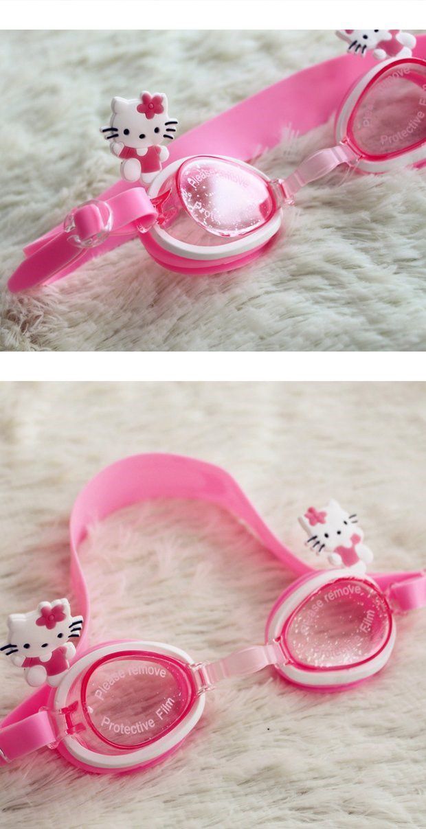 Kính bơi đông lạnh cô gái kính bơi Aisha Princess chống sương mù kính bơi trẻ em - Goggles