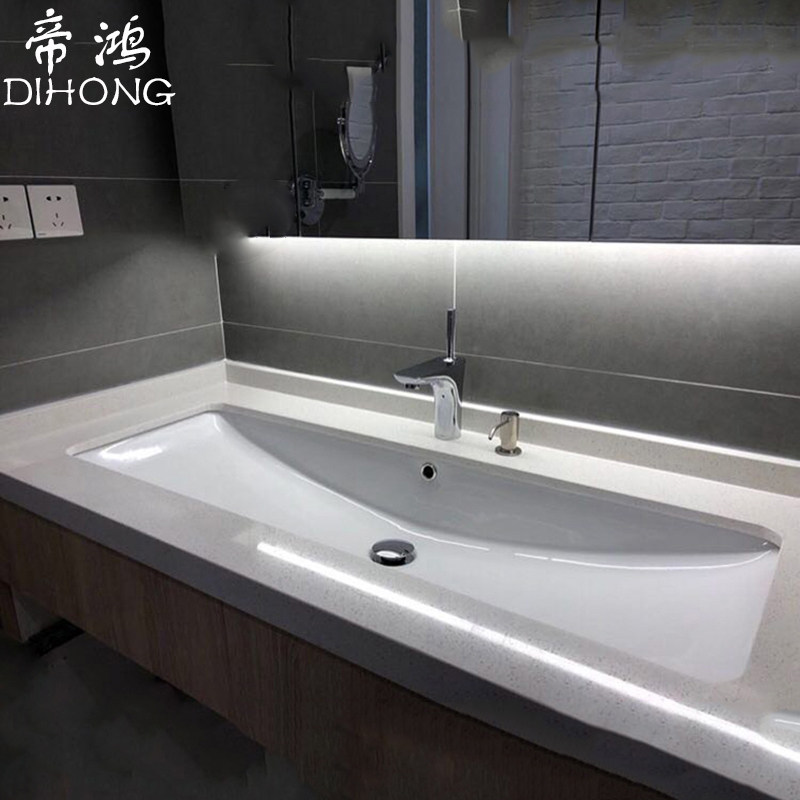 Imperial large size-in-stage basin integrated ceramic washbasin 1 m Embedded washbasin 70 75 oval sink