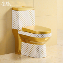 Imperium Bathroom Eu Style New Home Toilet Golden Toilet Golden Toilet Creative Personality Art Color Gold Toilet 1980