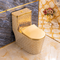 Imperium Bathroom Eurostyle Light Extravagant Gold Home Toilet Golden Toilet Art Toilet water saving Deodorant Splash