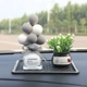 Trang trí nội thất ô tô cá tính sáng tạo cây xanh trồng trong chậu trung tâm điều khiển xe trang trí ins gió dễ thương xe cung cấp - Ô tô nội thất Accesseries