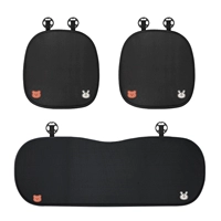 Белый кролик, шелковая подушка, комплект, с медвежатами, 3 предмета