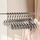 German High-End Seamless Clothes Hangers for Home Use, Light Luxury, Advanced Transparent Wide-Shoulder Non-Slip Clothing Store Hangers