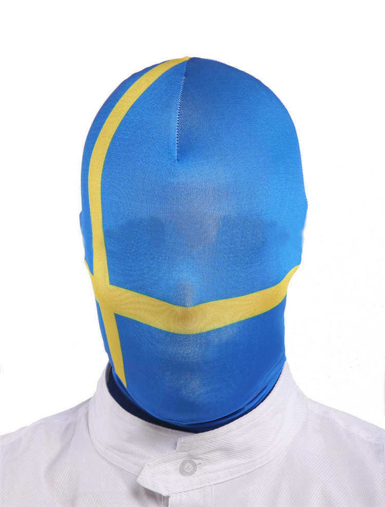 All-inclusive tights performance clothing national flag headgear multicolor COS clothing all-inclusive Halloween headgear cross-border supply