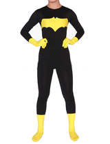 Full package tight fit pure color splicing Batman Changing Dress Gymnastics Suit Stage Play Out of COS Conjoined clothes