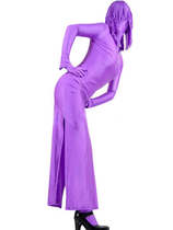 Full package Tight Clothing Cosplay Costume Children Adult Purple Leka Skirt two-faced piece jacket full-pack tight fit