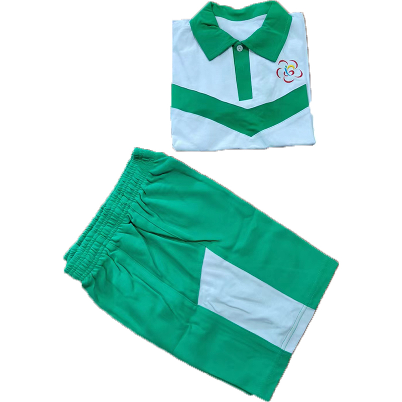 Le Xian Fang Primary School Baoyuan School Uniform Student Summer, Autumn, and Winter Sports Uniform Jacket Long-Sleeve Shorts Authentic