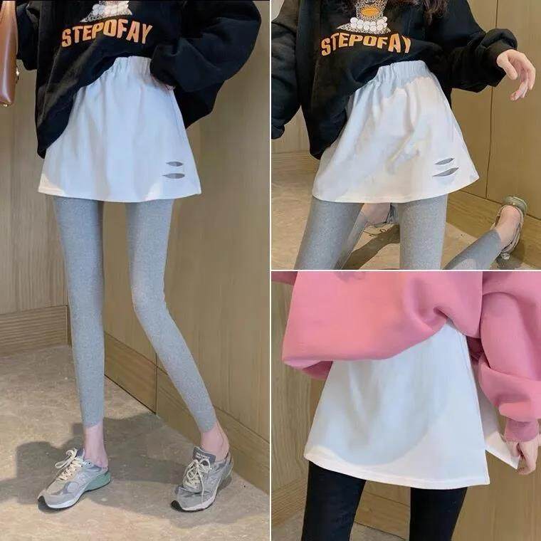 A half skirt is placed inside the fart curtain, large size, inner pants, artifact, fake culottes, cover the butt, and even cover the hem.