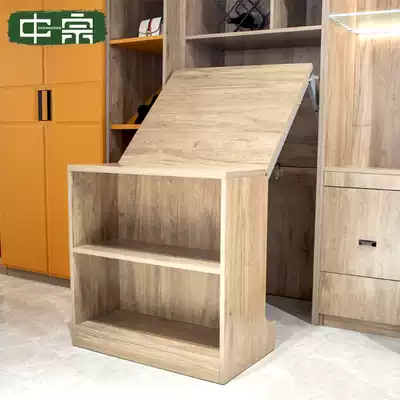 Flip-up hidden folding table Dining table hardware accessories Multi-function invisible retractable desk Wine cabinet push-pull track