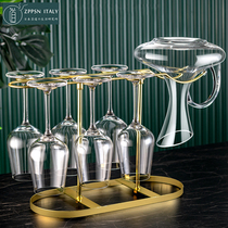 Italian ZPPSN Whisky Decanter Cup Suit Home Glass Red Wine High Foot Cup Decanter Upmarket Wine