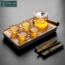 Italian ZPPSN glass boiling teapot tea set high temperature resistant side to filter the teapot tea-teapot tea maker