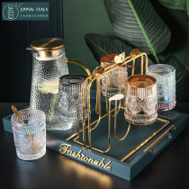 Italian ZPPSN Glass Water Furniture Home Light Lavish Mug Cup Living-room Cold Kettle Cute Glass Cup Suit