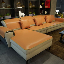 Leather sofa cushion anti-slip minimalist minimalist fashion fabric free and waterproof Urine-proof All season universal cover towel full cover for all