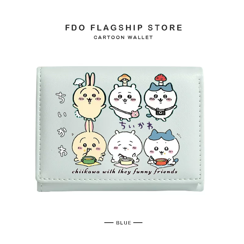 [Кииква короткий мини-кошелек для детей, девочки, много отделений 2024 новая минималистичная маленькая монетница]