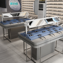 Modern minimalist optical shop special mirror counter mirror shopping mall cosmetics area countertop mirror to check goods and try on mirror