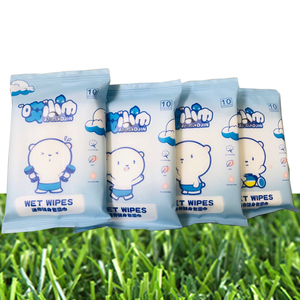 水果味湿巾4包+仿真树叶