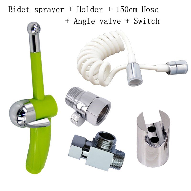 Hot and cold toilet spray gun companion toilet bathroom cleaning vaginal anus flushing woman washer booster nozzle wash ass artifact