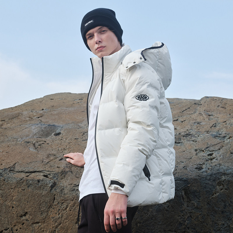 KELME 卡尔美 加厚保暖 男式短款连帽羽绒服 天猫优惠券折后￥339包邮（￥699-360）3色可选