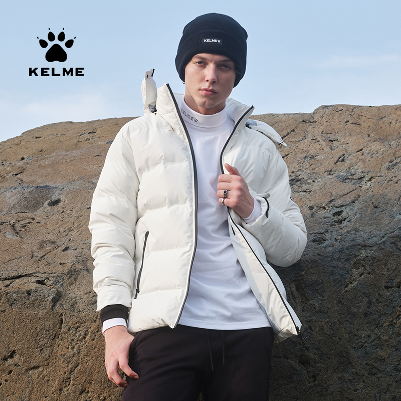 KELME 卡尔美 加厚保暖 男式短款连帽羽绒服 天猫优惠券折后￥339包邮（￥699-360）3色可选