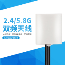 2G flat antenna wifi dual-band outdoor bridge high-power AP base station wireless coverage plate gain 14DB