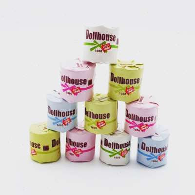 DOLLHOUSE ova house microcovets play scenario OB11 soldiers small cloth dolls accessories mini paper towels toilet rolls toilet paper