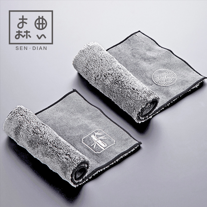 Tea Towel, Absorbent, High-End Tea Table Cloth, Tea Set Cloth, Tea Water Towel, Tea Mat, Pot Care Cloth, Tea Table Special Tea Cloth